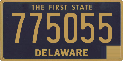 DE license plate 775055