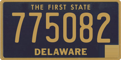 DE license plate 775082