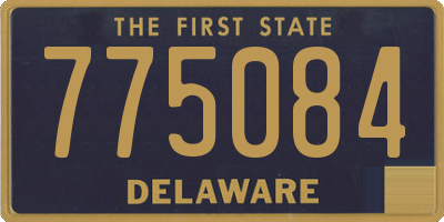 DE license plate 775084