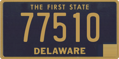 DE license plate 77510