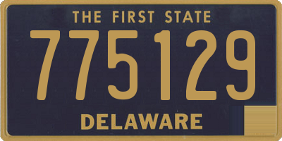 DE license plate 775129