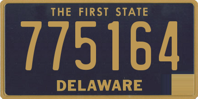 DE license plate 775164