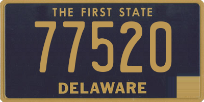DE license plate 77520