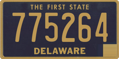 DE license plate 775264