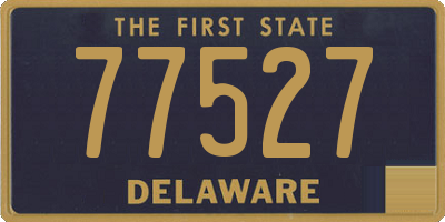 DE license plate 77527
