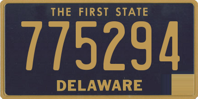 DE license plate 775294