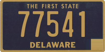 DE license plate 77541