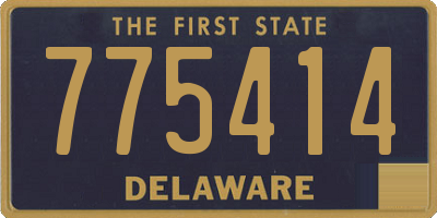 DE license plate 775414