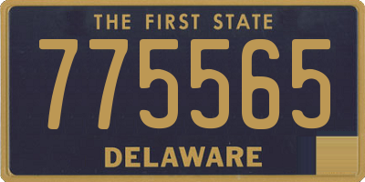 DE license plate 775565