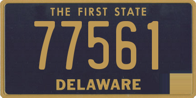 DE license plate 77561