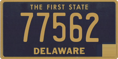 DE license plate 77562