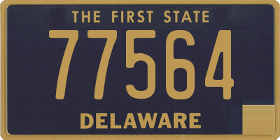 DE license plate 77564