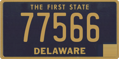 DE license plate 77566