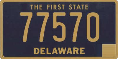 DE license plate 77570