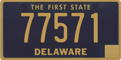 DE license plate 77571