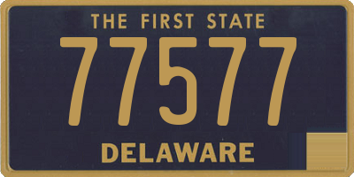 DE license plate 77577