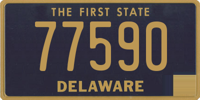 DE license plate 77590