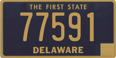 DE license plate 77591