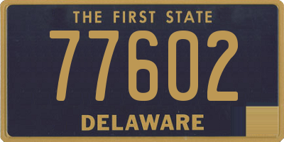 DE license plate 77602