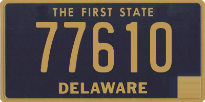 DE license plate 77610