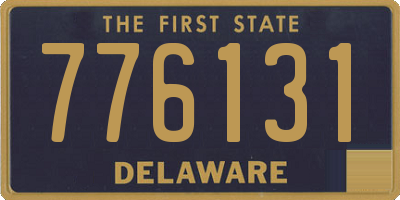DE license plate 776131