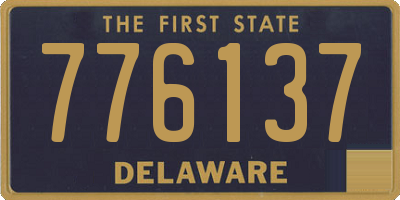 DE license plate 776137