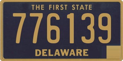 DE license plate 776139