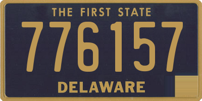 DE license plate 776157