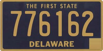 DE license plate 776162