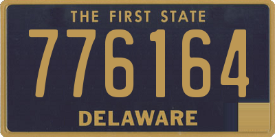 DE license plate 776164
