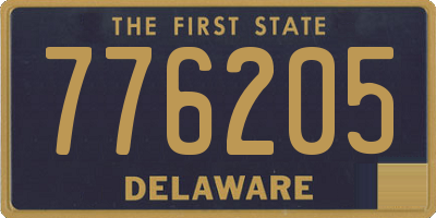 DE license plate 776205