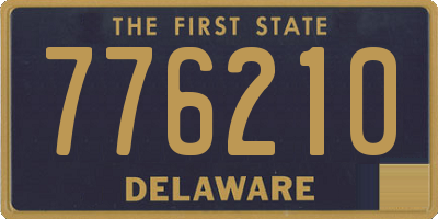 DE license plate 776210