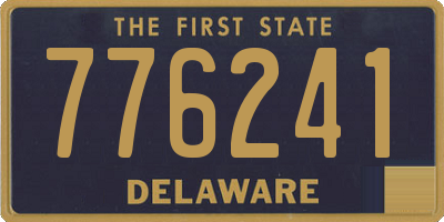DE license plate 776241