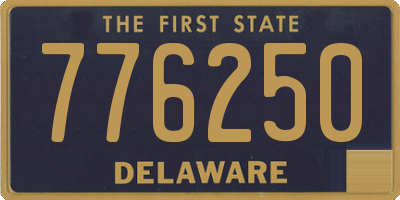DE license plate 776250