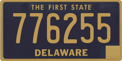 DE license plate 776255