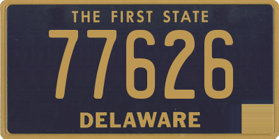 DE license plate 77626