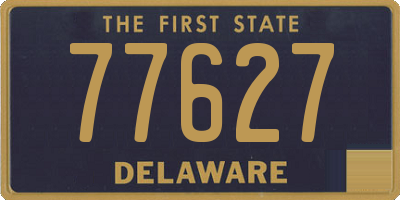 DE license plate 77627