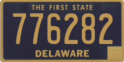 DE license plate 776282