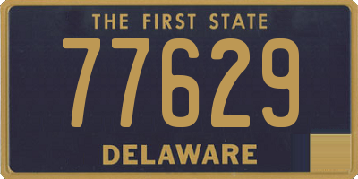 DE license plate 77629