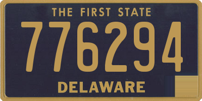 DE license plate 776294