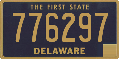 DE license plate 776297