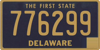 DE license plate 776299