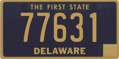 DE license plate 77631