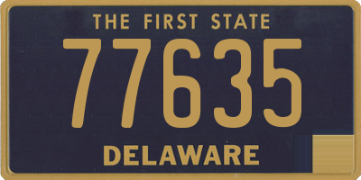 DE license plate 77635