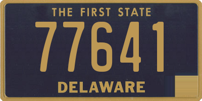 DE license plate 77641