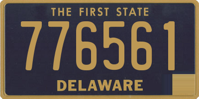 DE license plate 776561