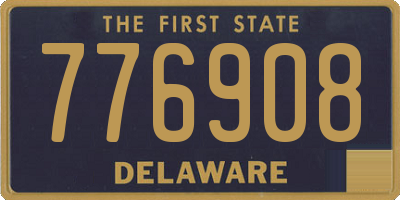 DE license plate 776908