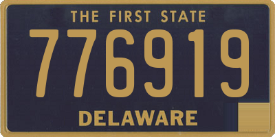 DE license plate 776919