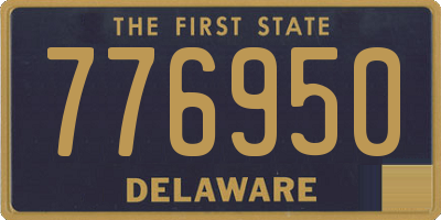 DE license plate 776950