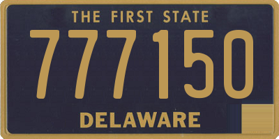 DE license plate 777150